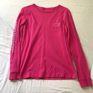 Pink Vineyard Vines Long Sleeve